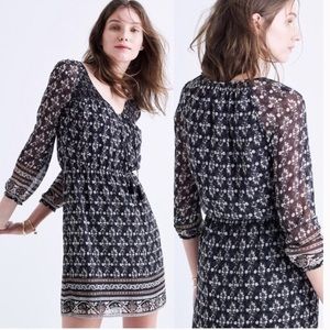 Madewell Woodland Dress Artisan Floral Grey Size 8